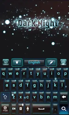 Dark Night Go Keyboard android App screenshot 2