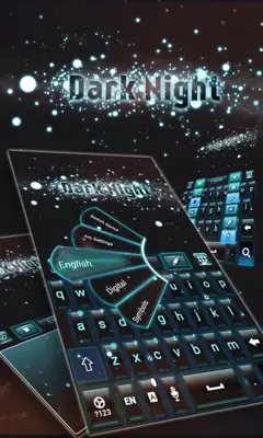 Dark Night Go Keyboard android App screenshot 4